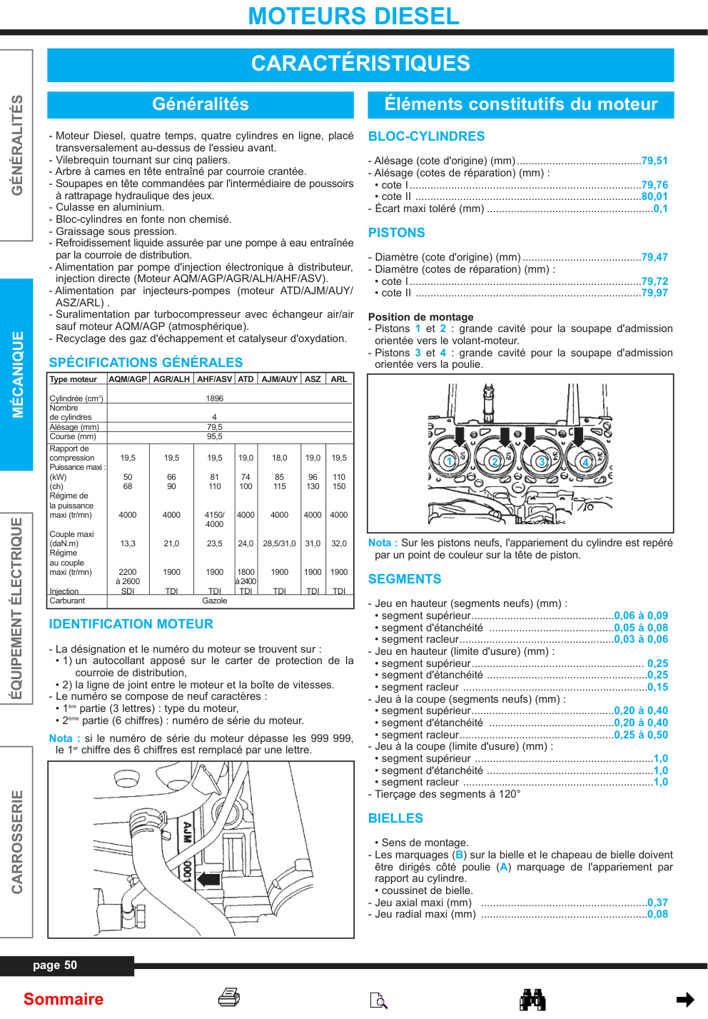 Première page de MOTEURS DIESEL