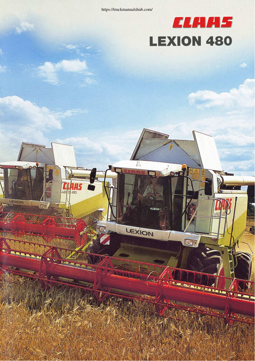 Première page de CLAAS LEXION 480 (engl.)