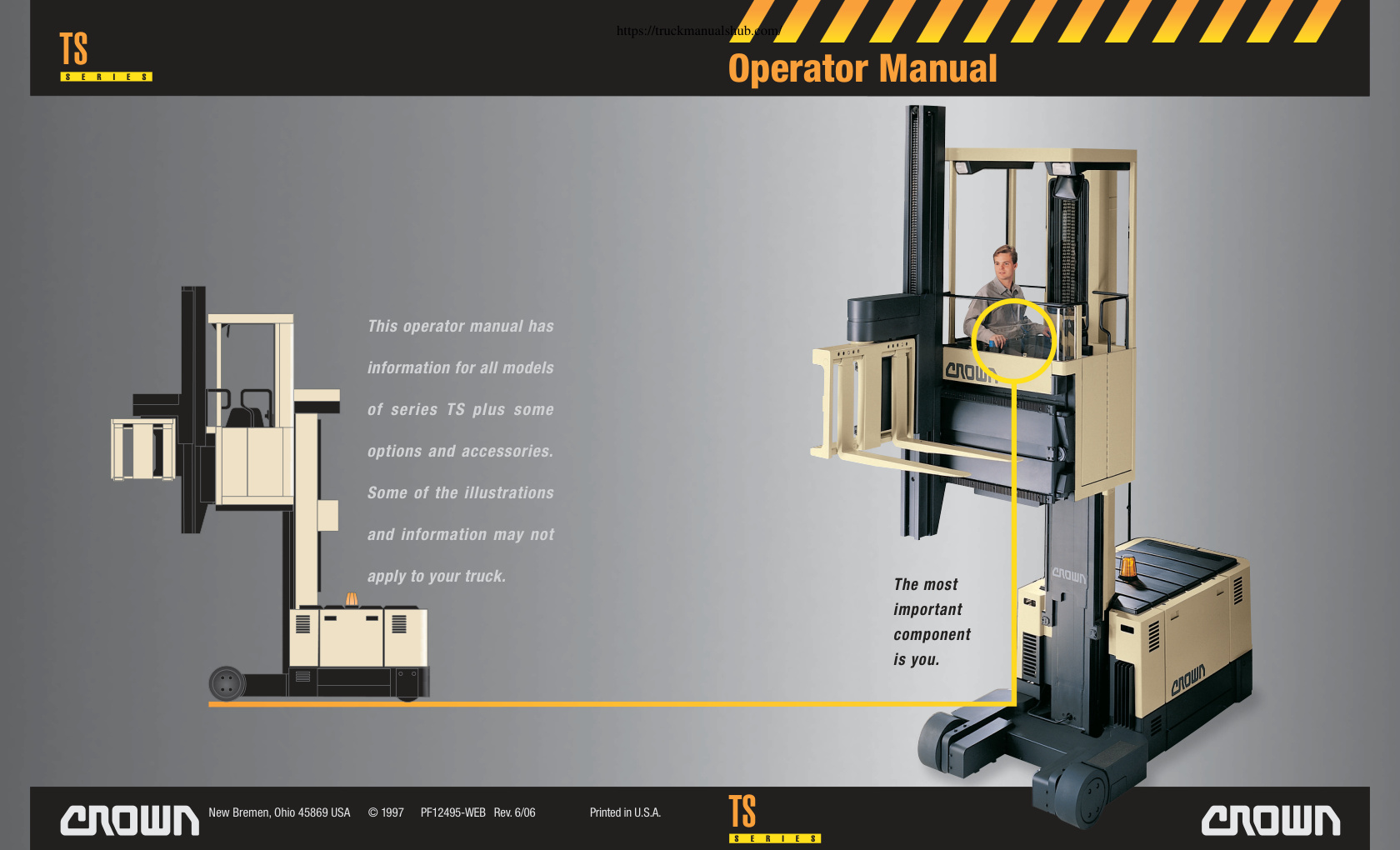 Première page de Operator Manual