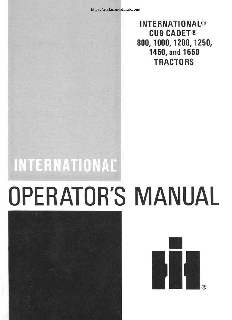 Première page de QPERATOR'S MANUAL