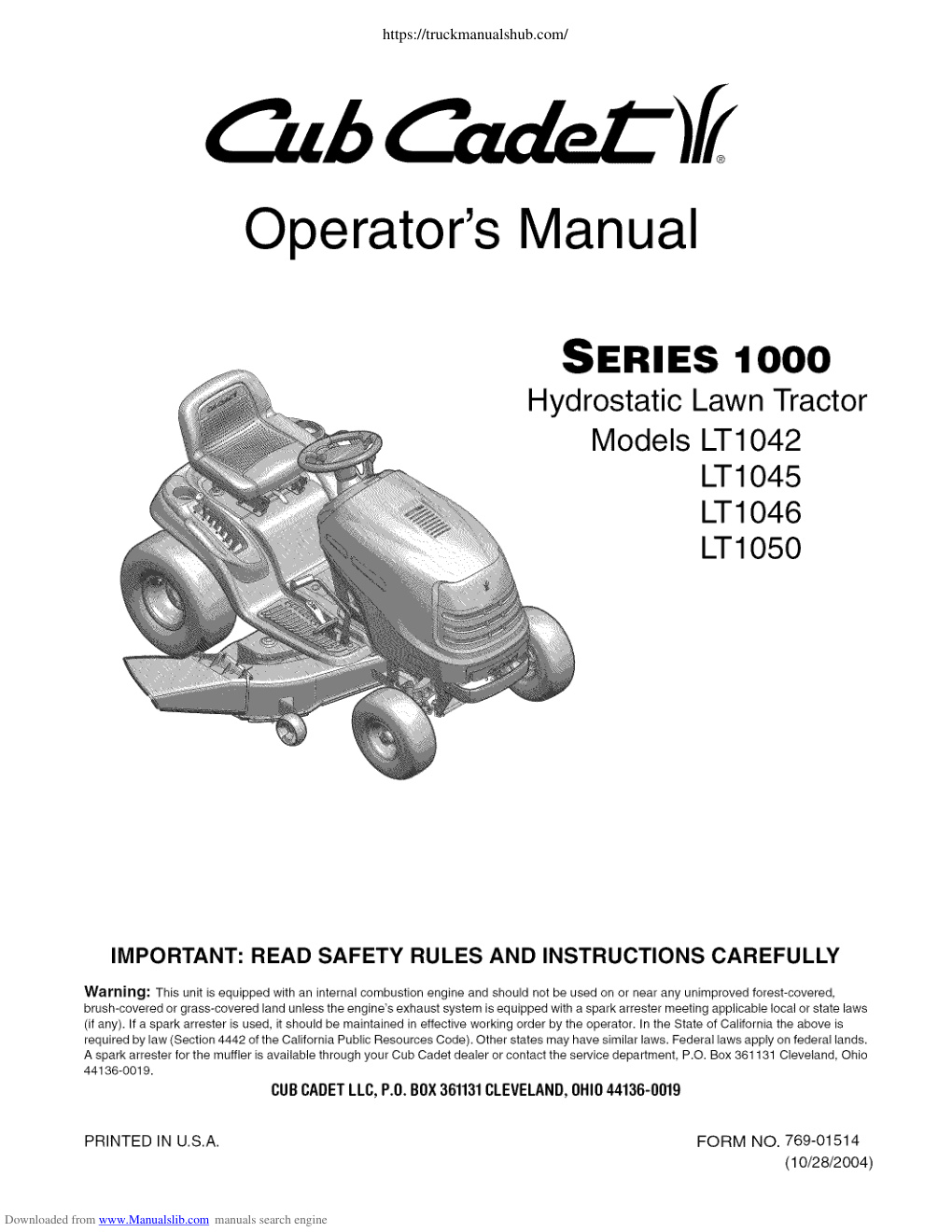 Première page de ManualsLib - Makes it easy to find manuals online!