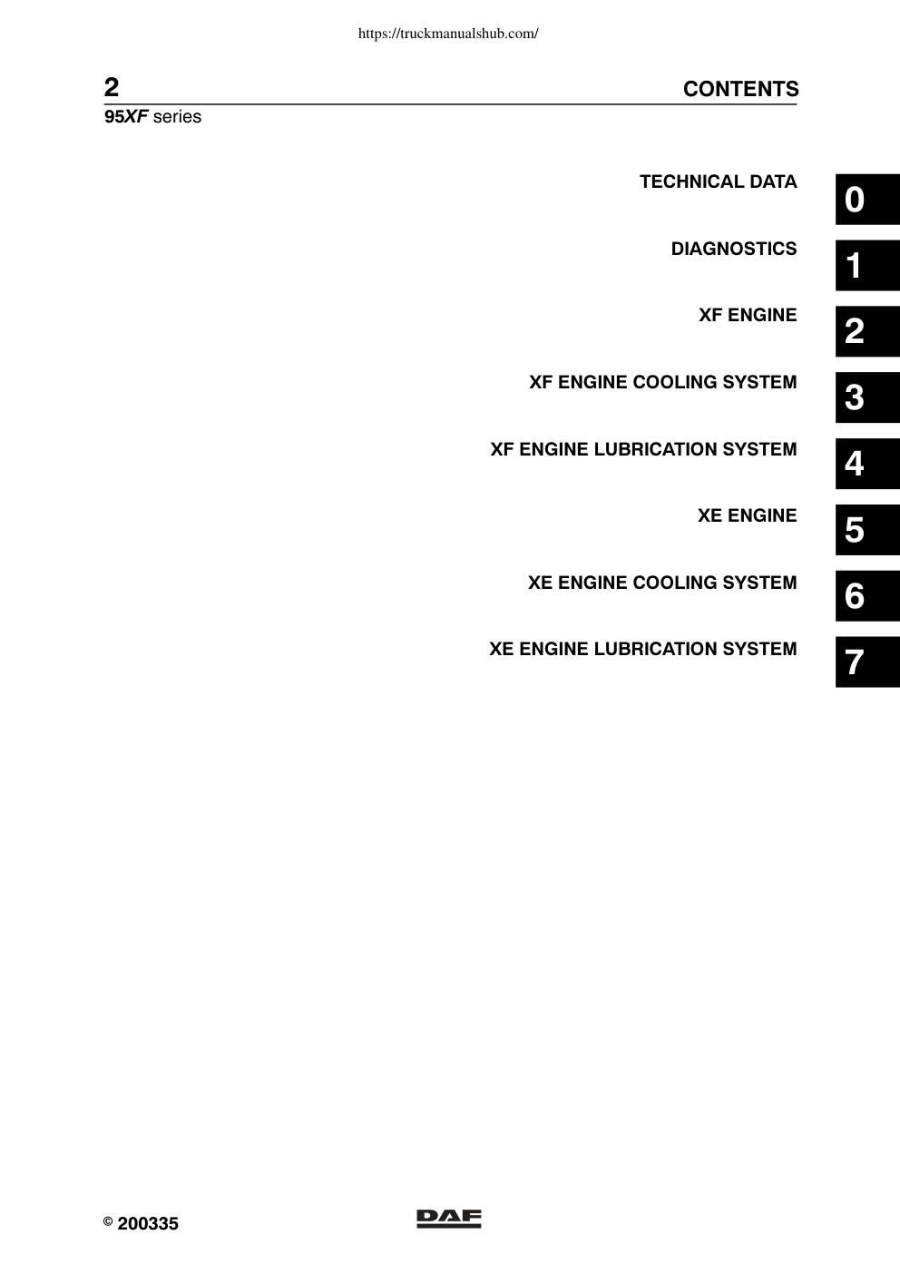 Première page de TECHNICAL DATA