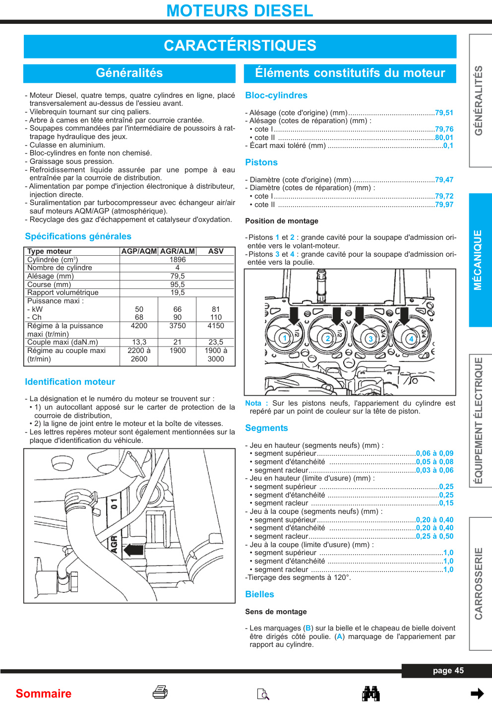 Première page de MOTEURS DIESEL