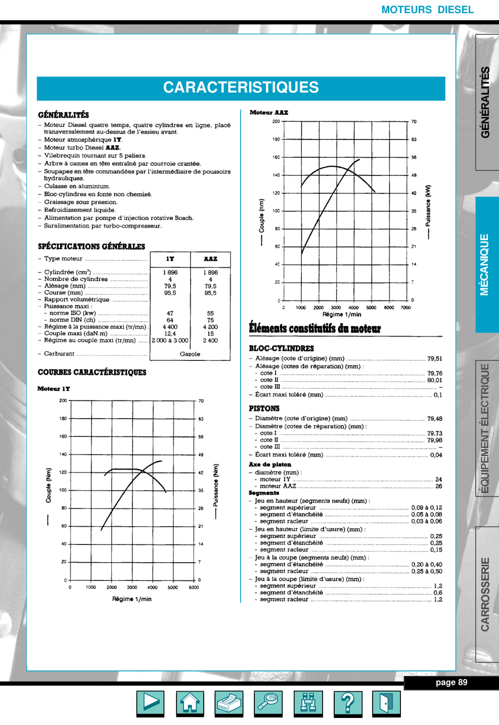 Première page de MOTEURS DIESEL