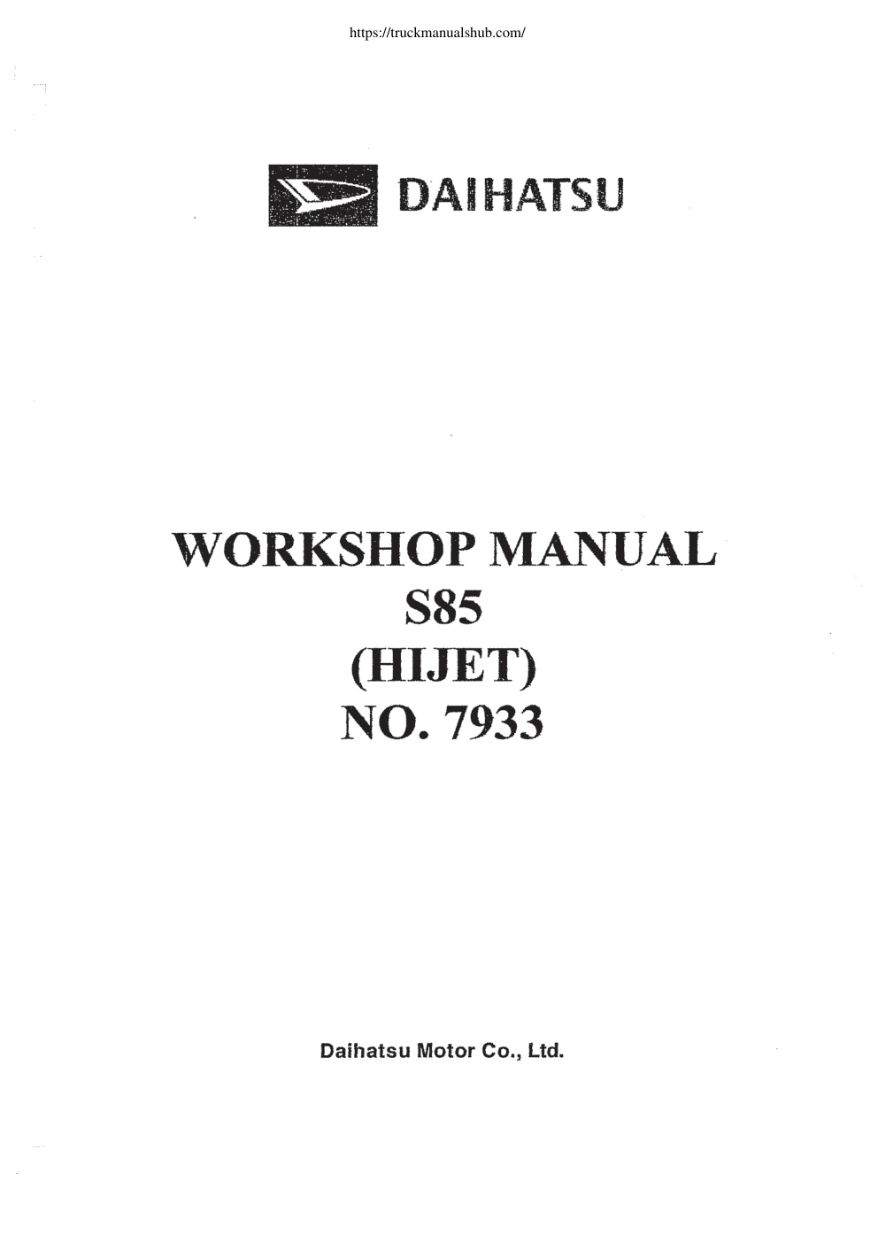 Première page de Workshop%20Manual%20-%20Daihatsu%