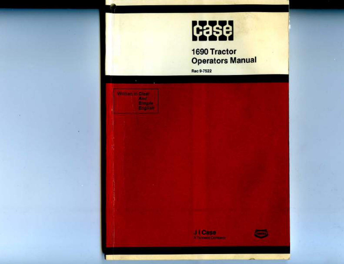 Première page de Operators Manual