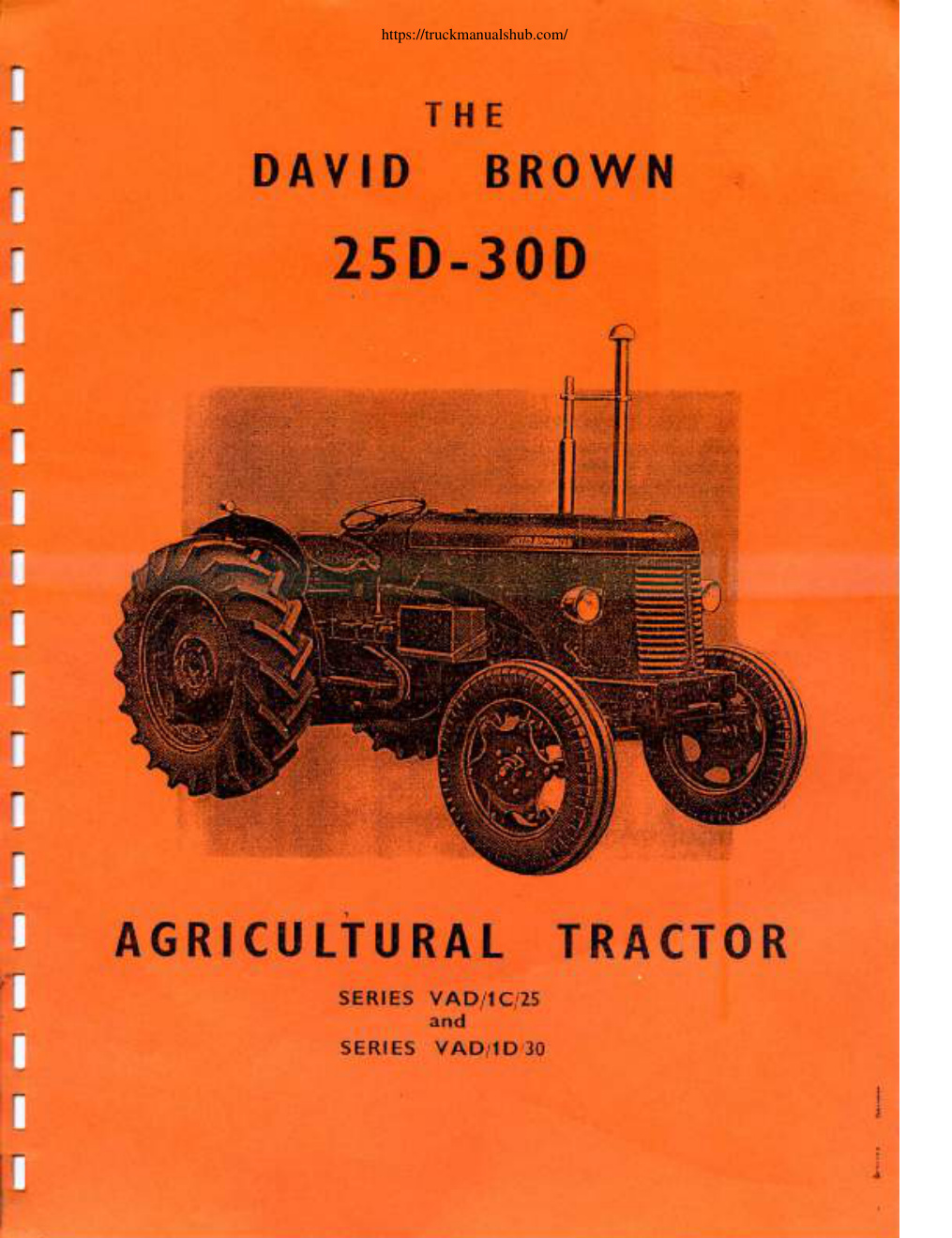 Première page de AGRICULTURAL TRACTOR