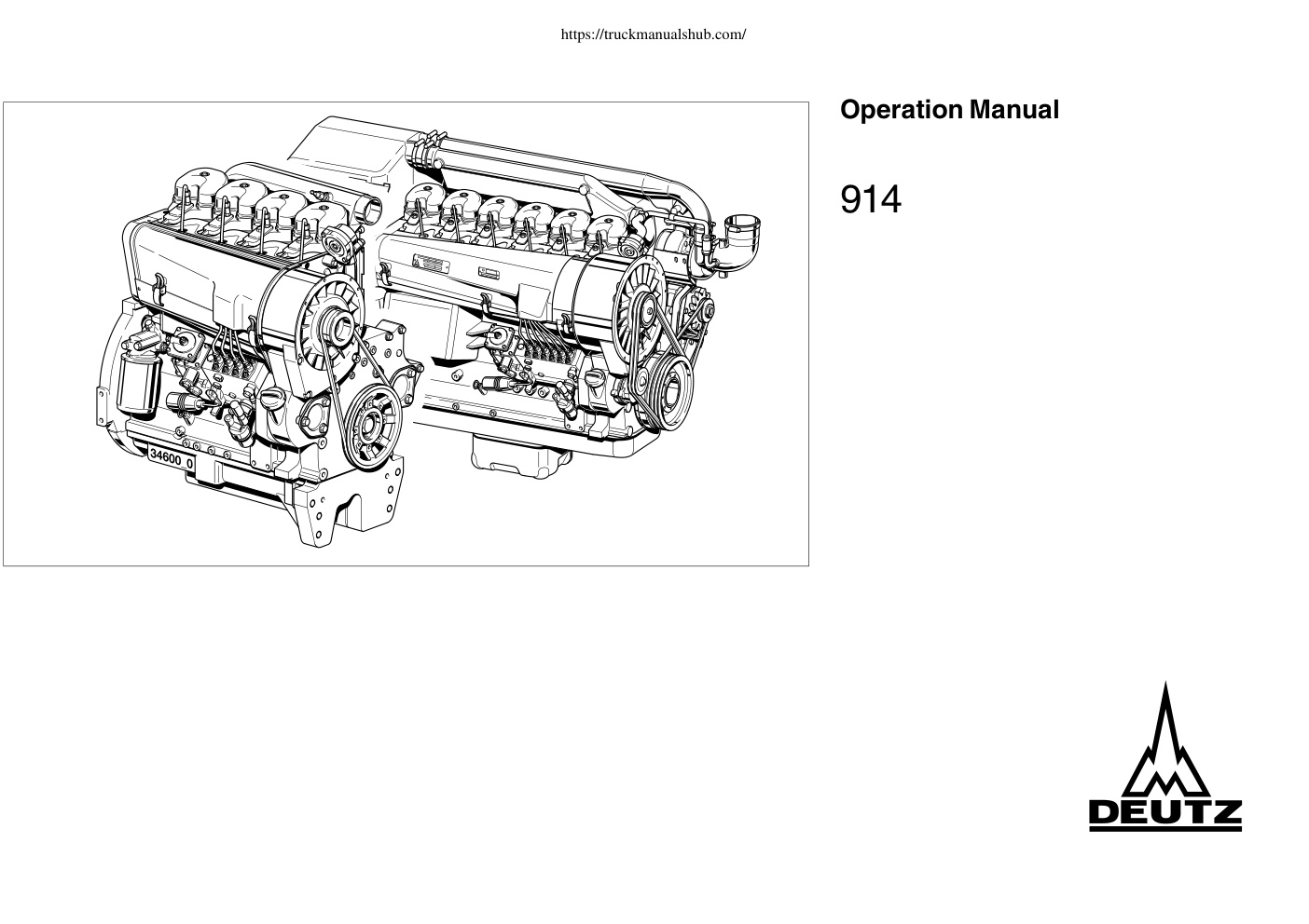 Première page de Operation Manual