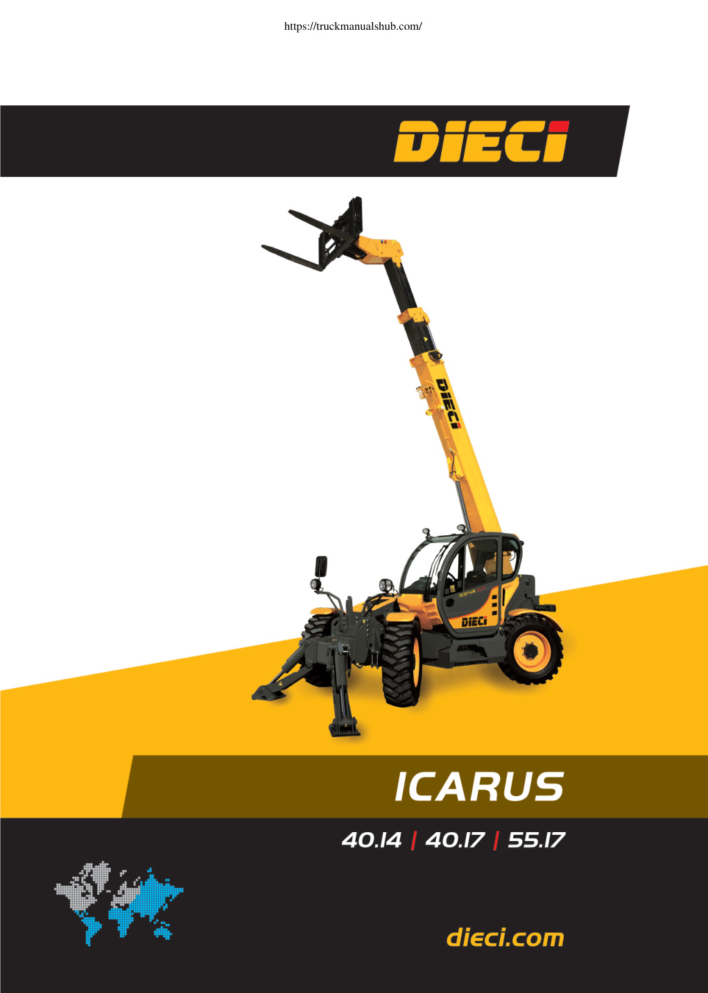 Première page de Dieci Icarus 40.14 40.17 55.17 Technical Specification.pdf