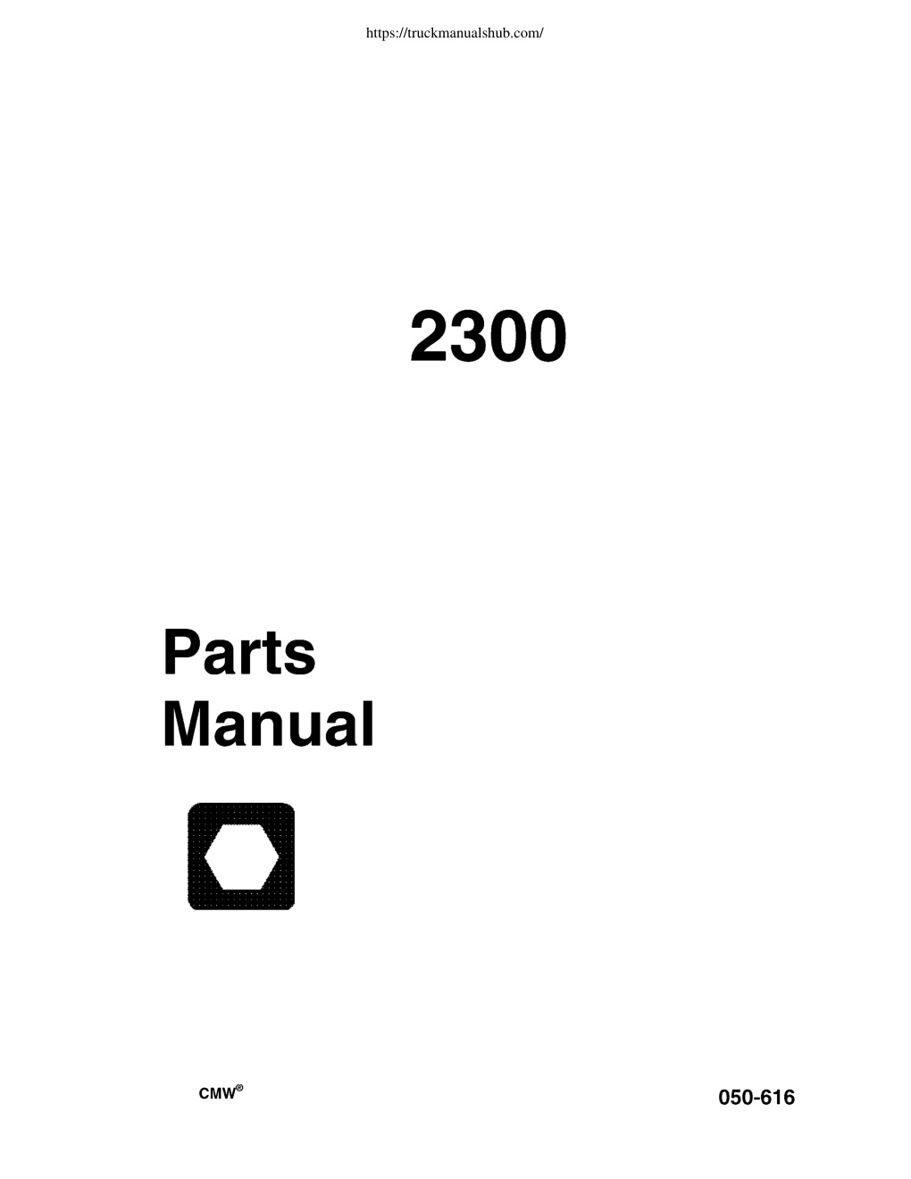 Première page de Ditch Witch 2300 parts manual.pdf