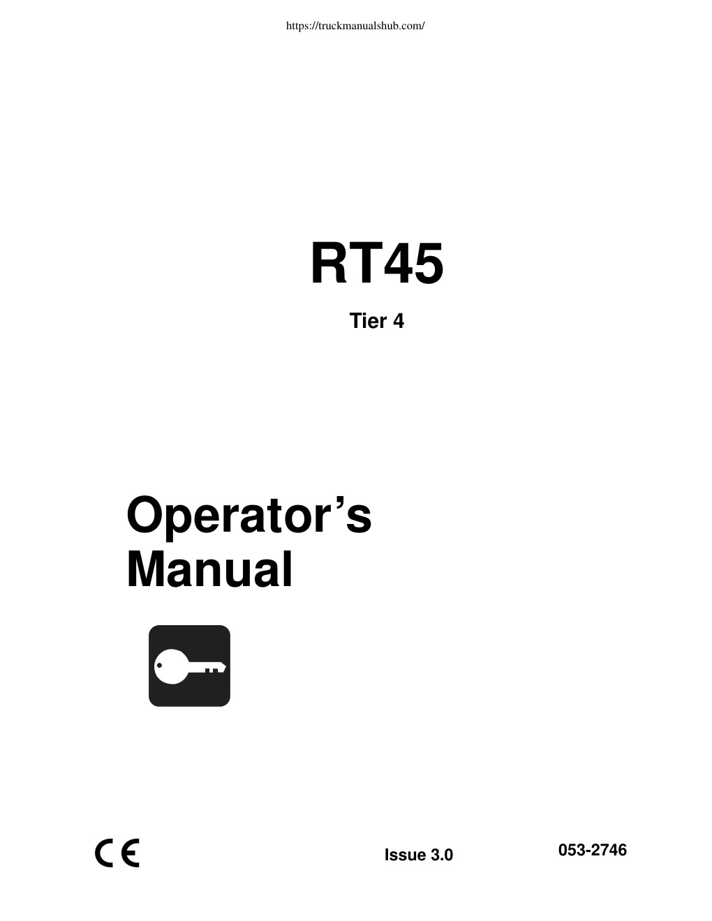 Première page de Operator’s