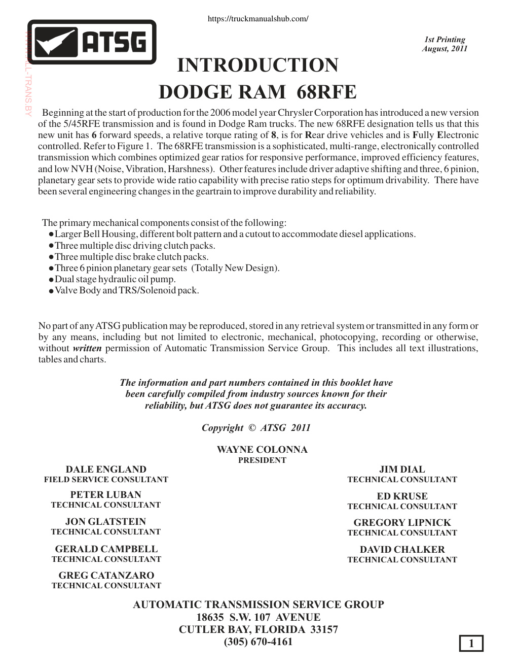 Première page de 68RFE