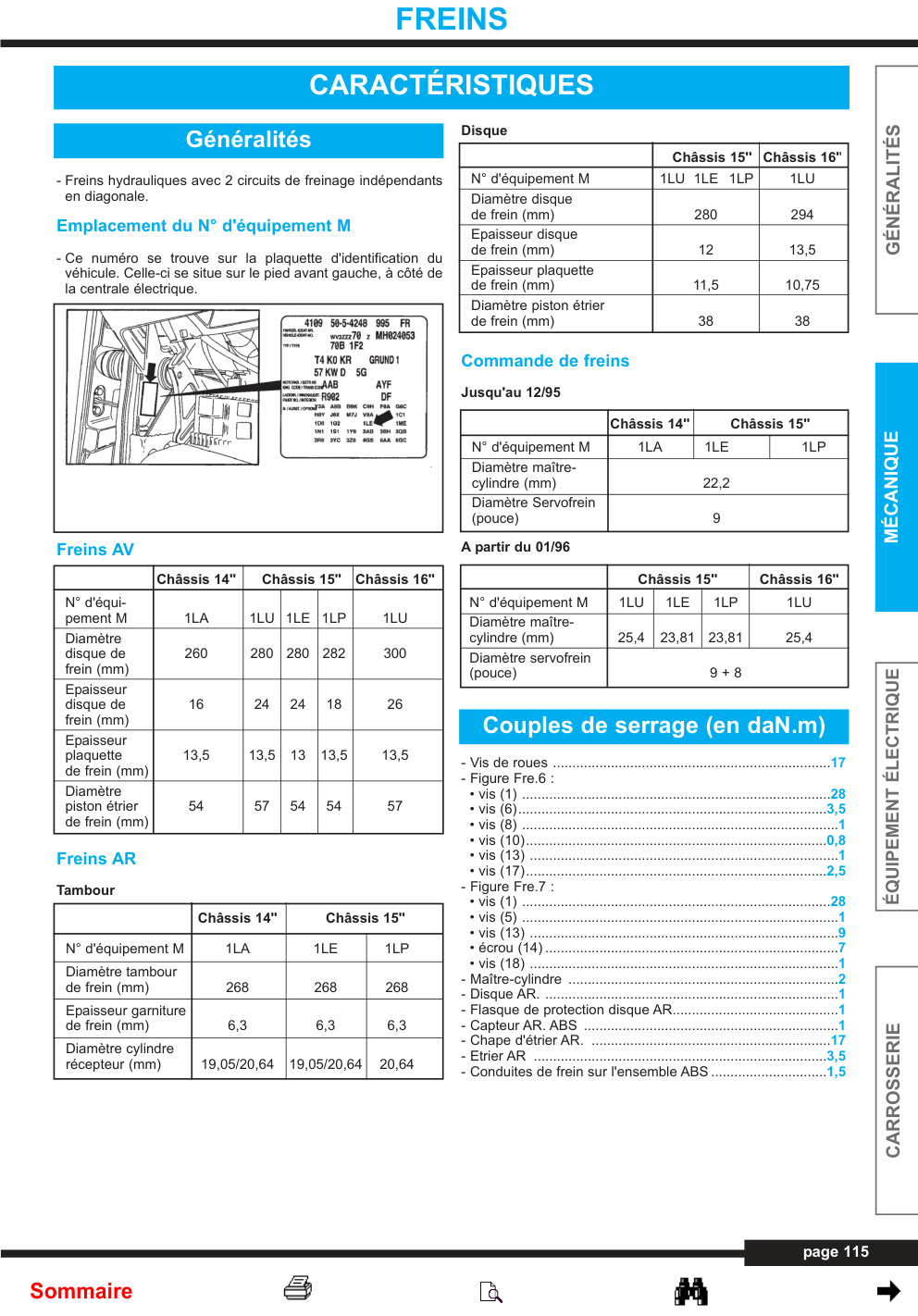 Première page de Généralités Disque