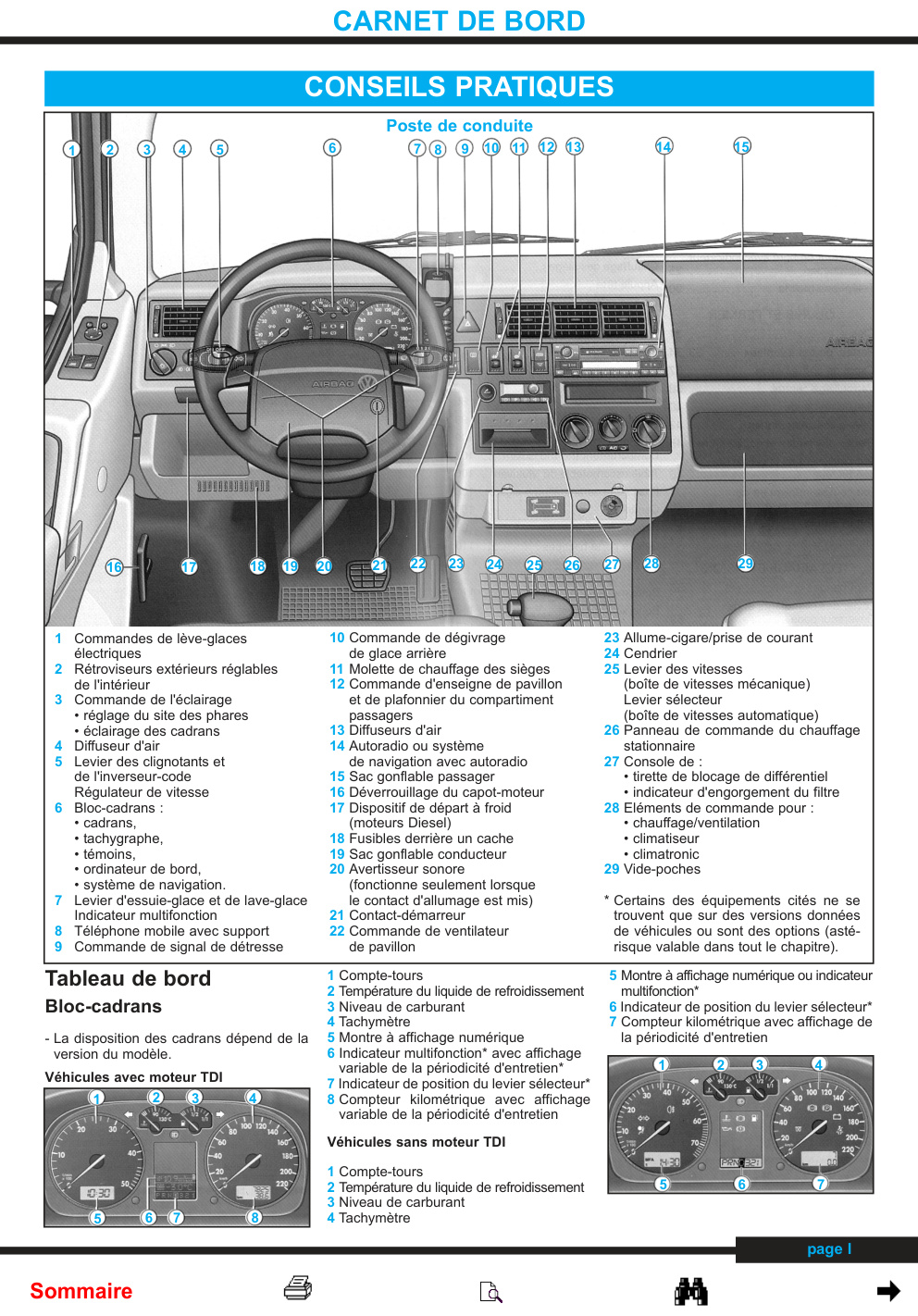 Première page de CARNET DE BORD