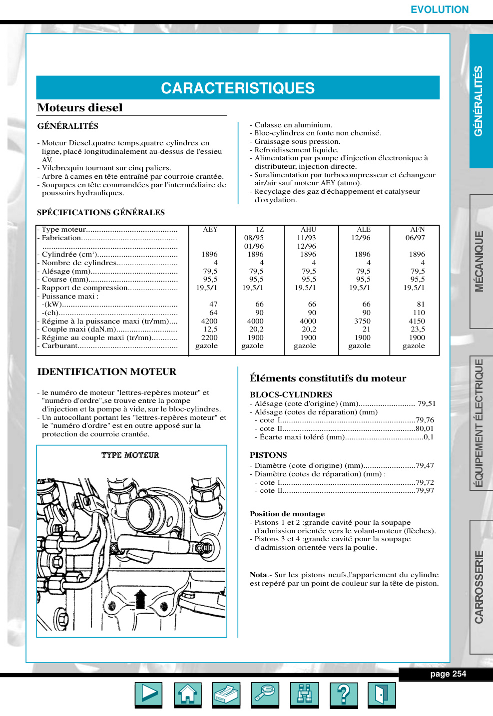Première page de Moteurs diesel