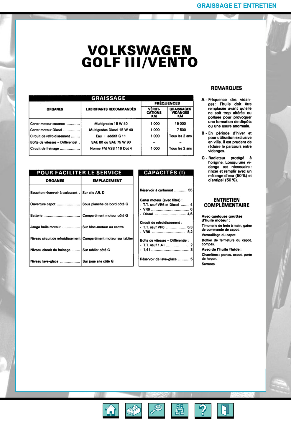 Première page de GRAISSAGE ET ENTRETIEN