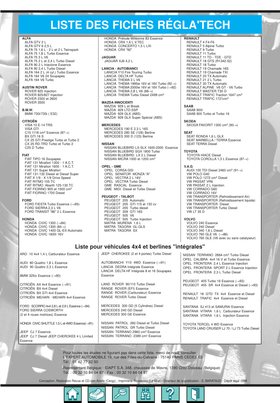 Première page de fiche regula