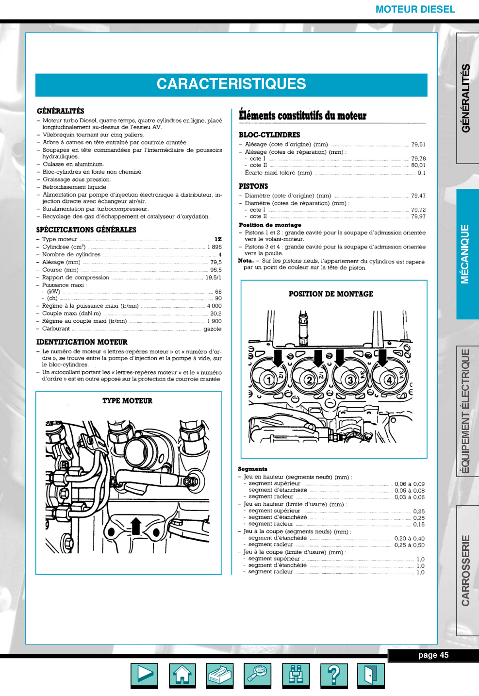 Première page de MOTEUR DIESEL