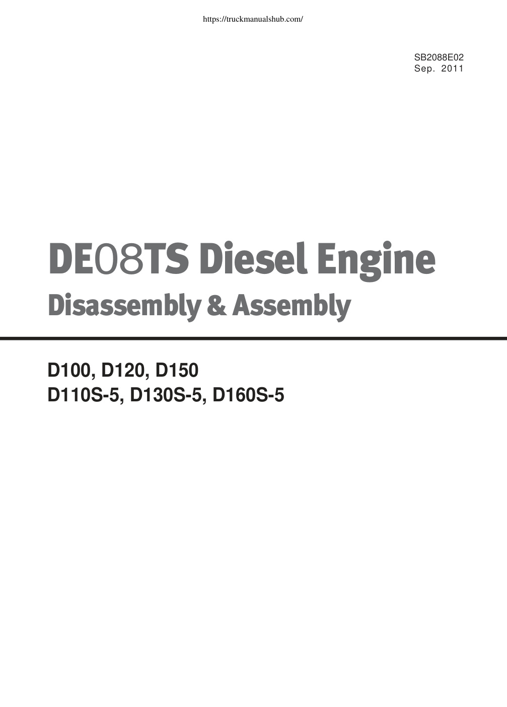 Première page de D100, D120, D150