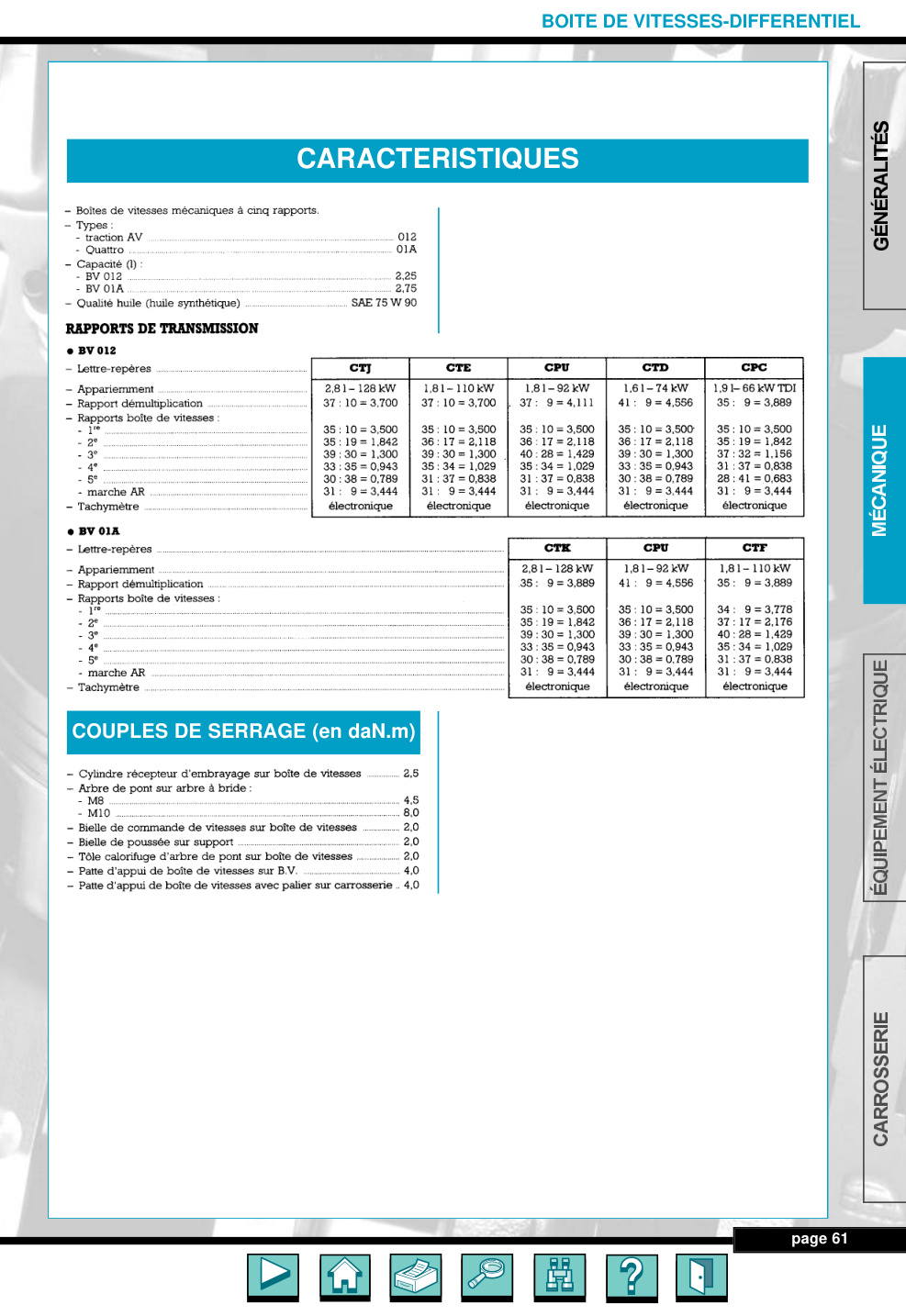 Première page de BOITE DE VITESSES-DIFFERENTIEL