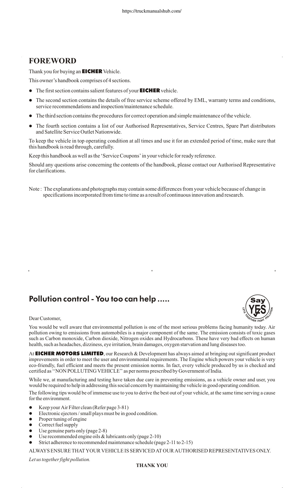Première page de Opmanual Combined with 11.10 PDF