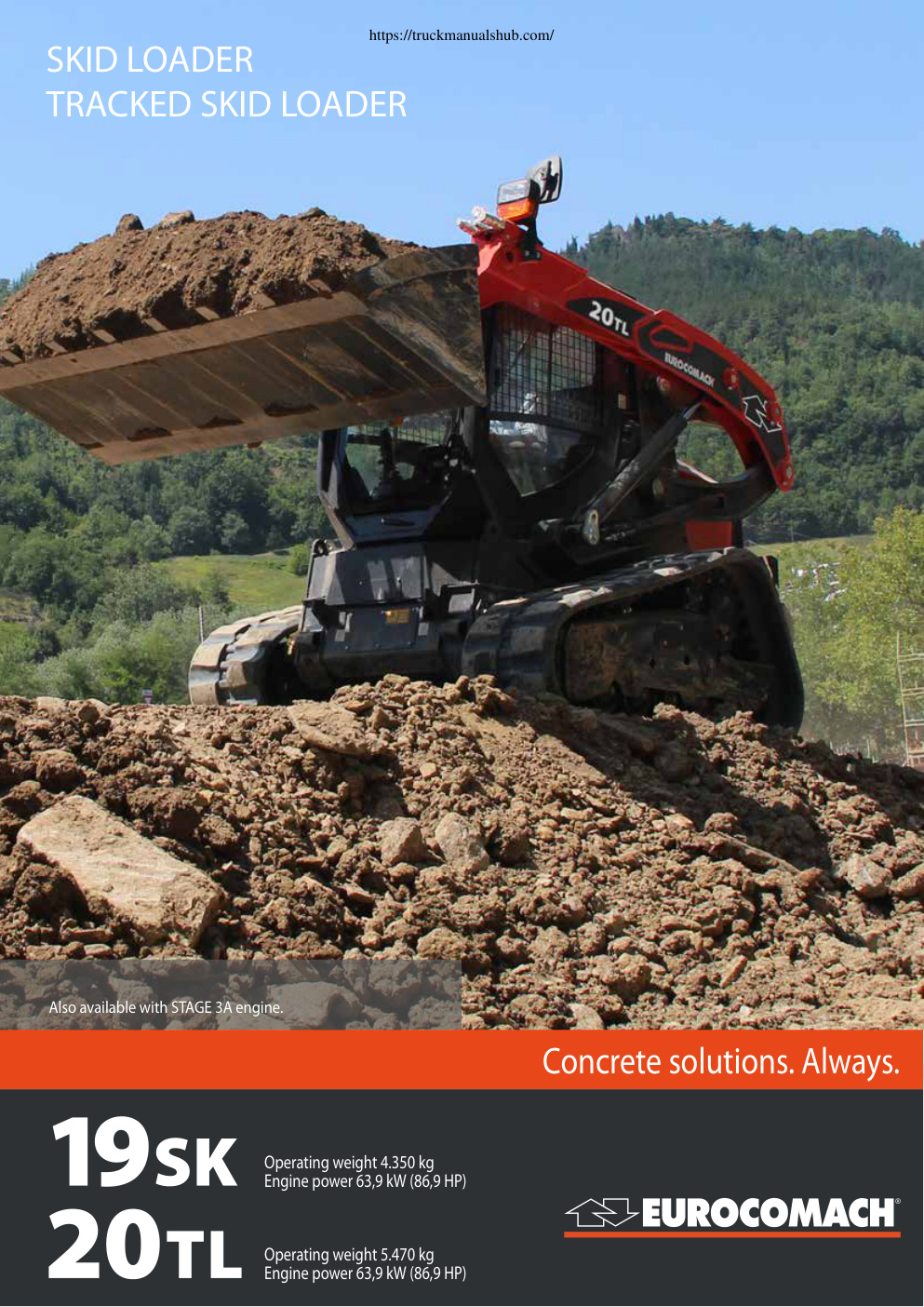 Première page de TRACKED SKID LOADER