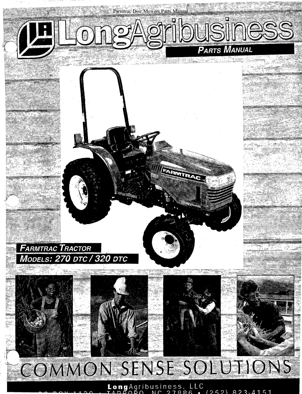 Première page de Parts ManuaL
