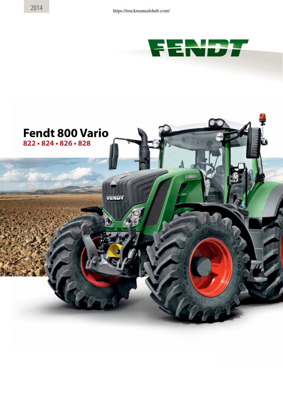 Première page de Fendt 800 Vario Technnical Specifications.pdf