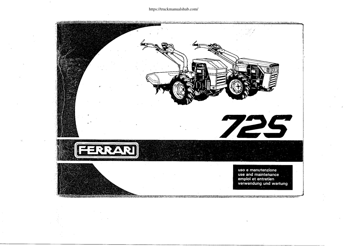 Première page de Ferrari 72S User and Maintenance Manual.pdf