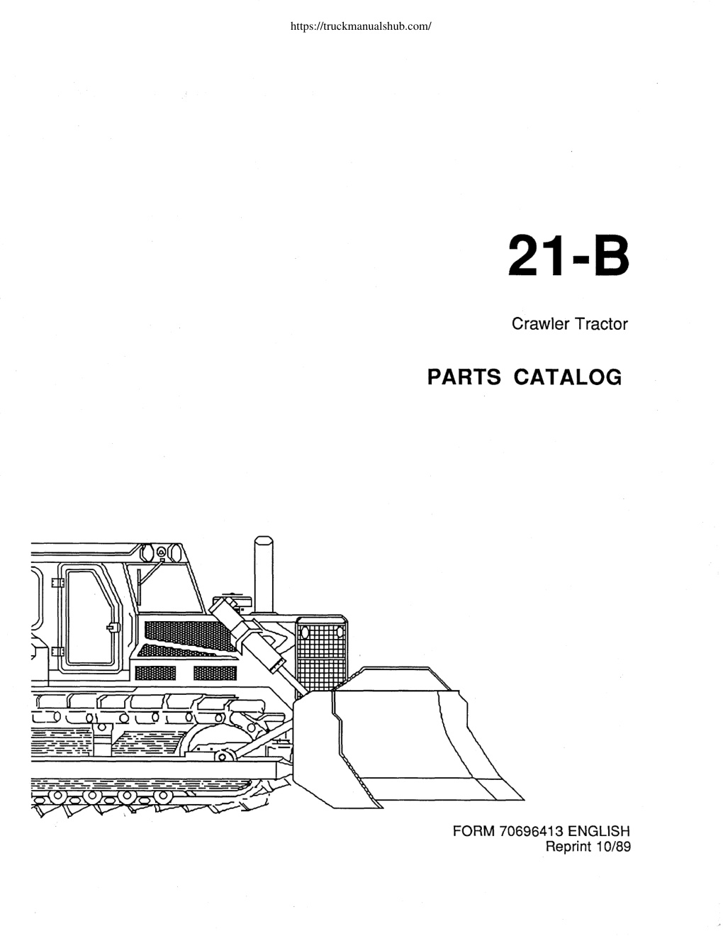 Première page de PARTS CATALOG