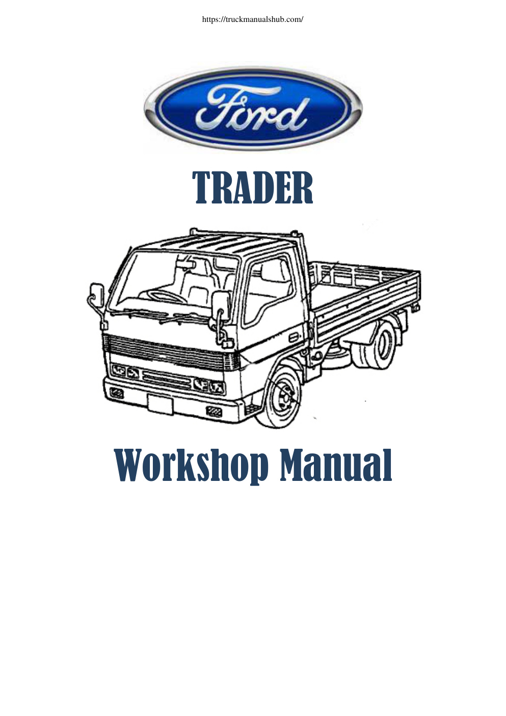 Première page de Workshop Manual