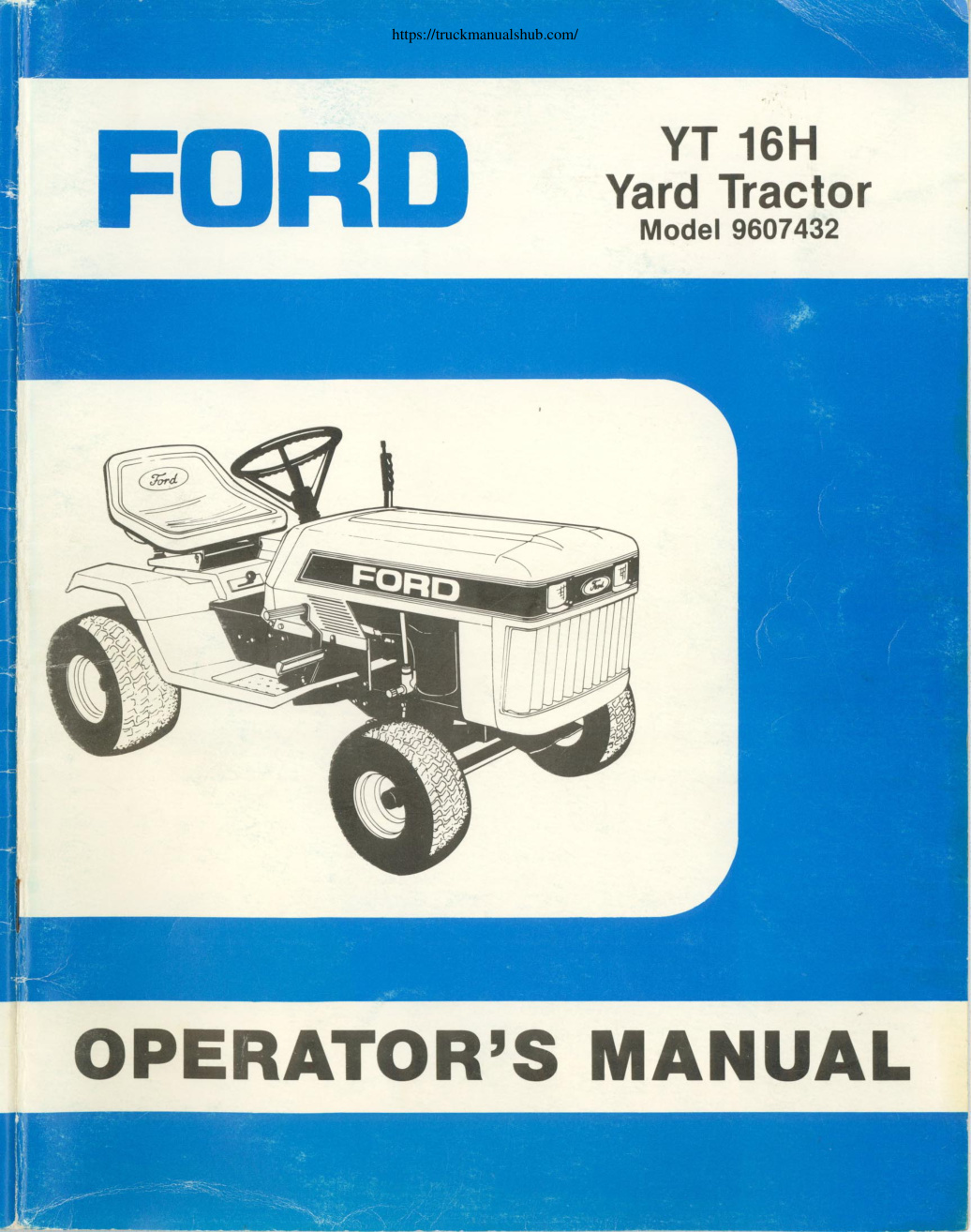 Première page de OPERATOR’S MANUAL