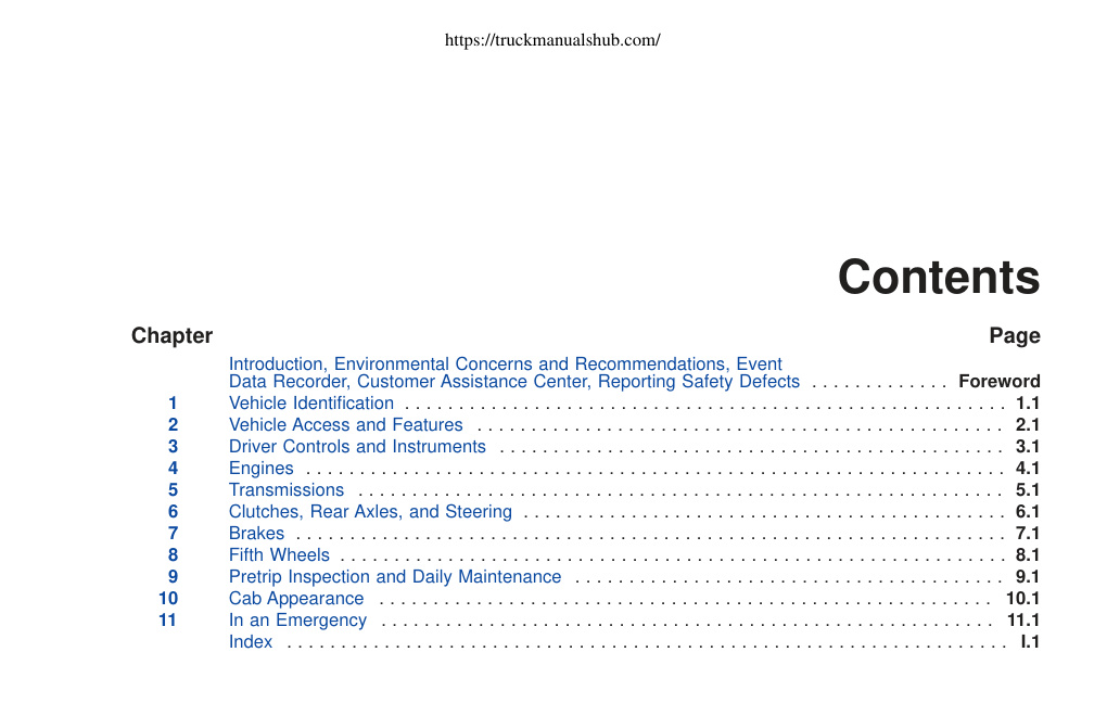Première page de Business Class Driver's Manual