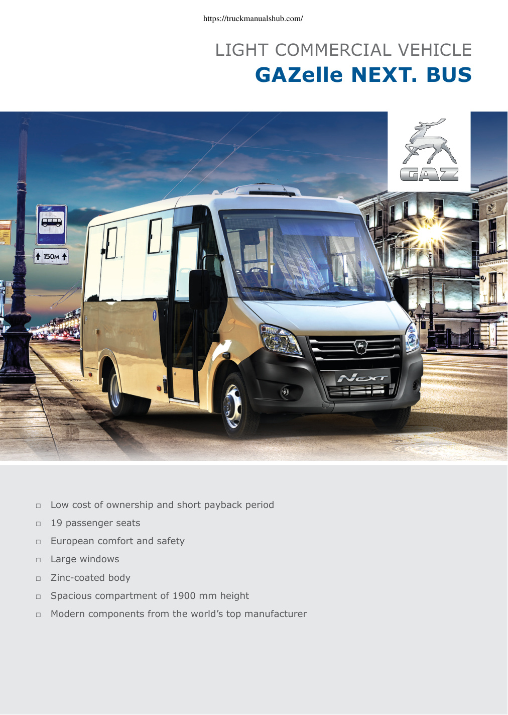 Première page de LIGHT COMMERCIAL VEHICLE