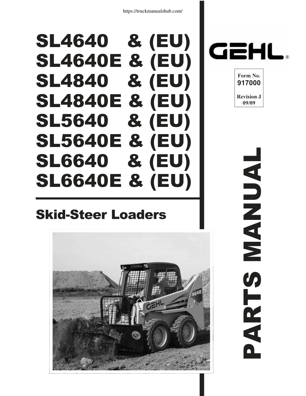 Première page de SL4640 & (EU)