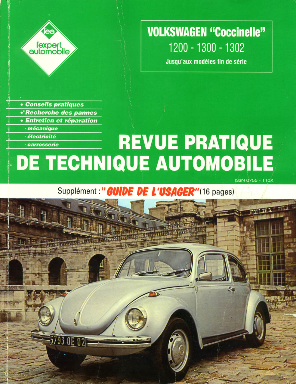 Première page de VOLKSWAGEN “Coccinelle”