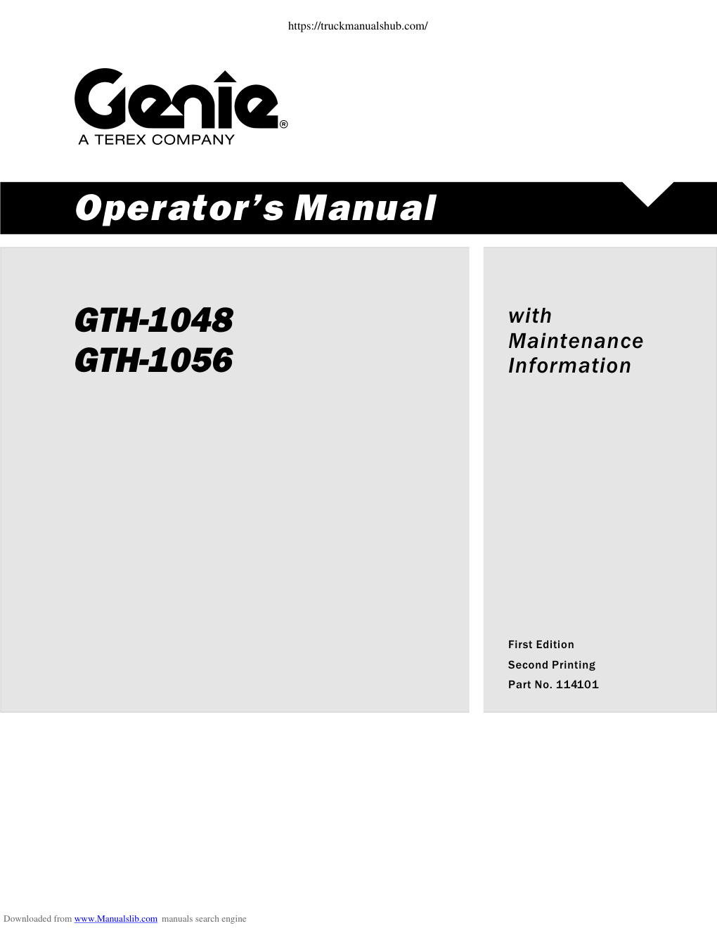 Première page de ManualsLib - Makes it easy to find manuals online!