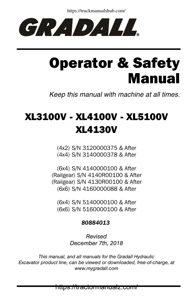 Première page de Operator & Safety