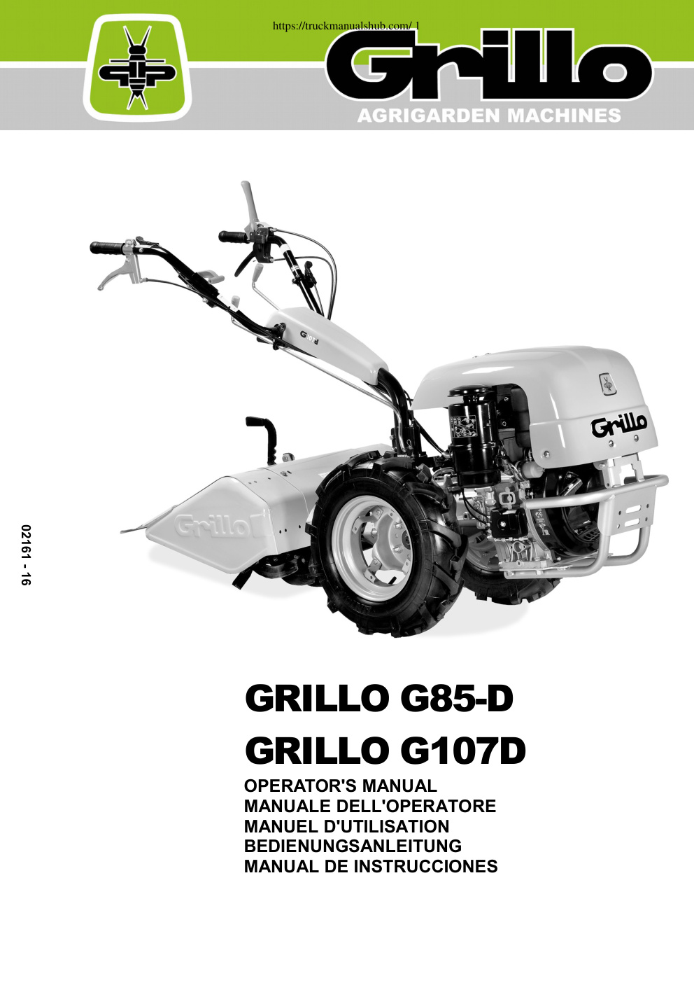 Première page de OPERATOR'S MANUAL
