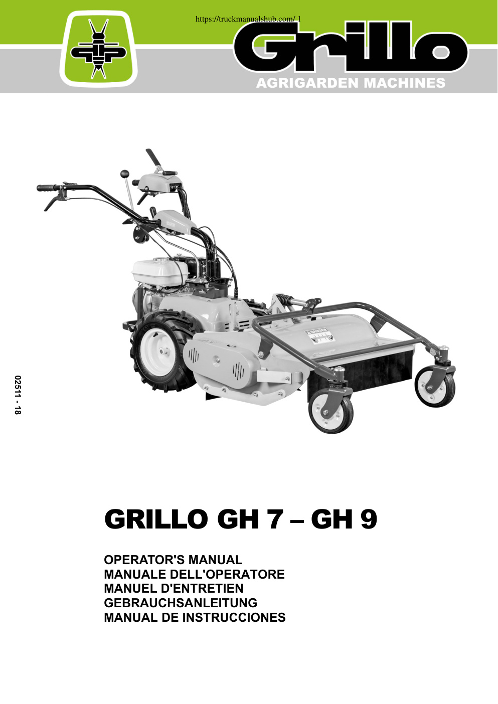 Première page de OPERATOR'S MANUAL