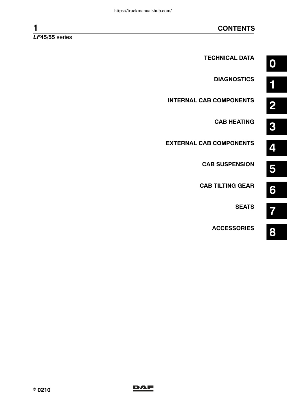 Première page de TECHNICAL DATA