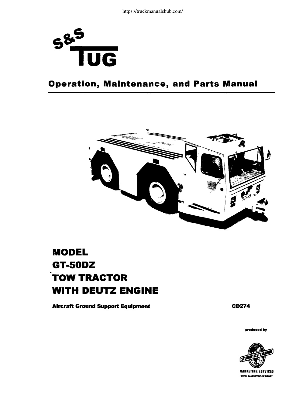 Première page de Operation, Maintenance, and Parts Manual