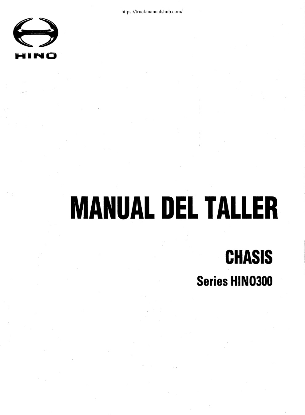 Première page de MANUAL DEL TALLER
