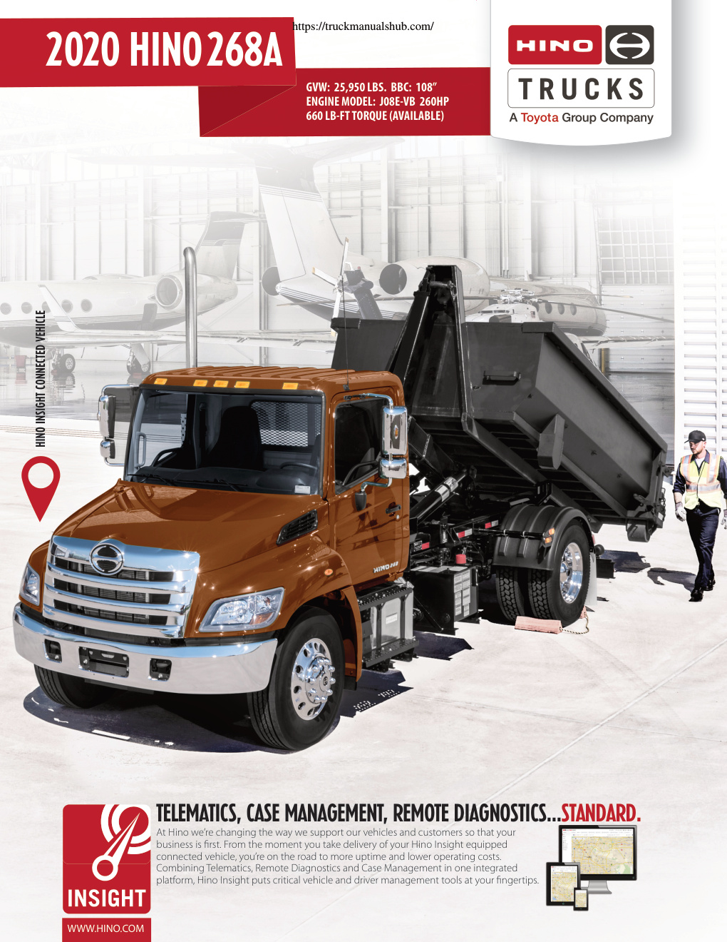 Première page de 2020 HINO268A