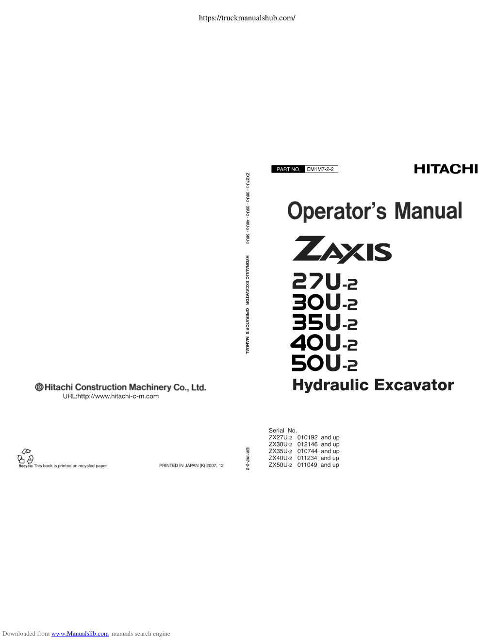 Première page de ManualsLib - Makes it easy to find manuals online!