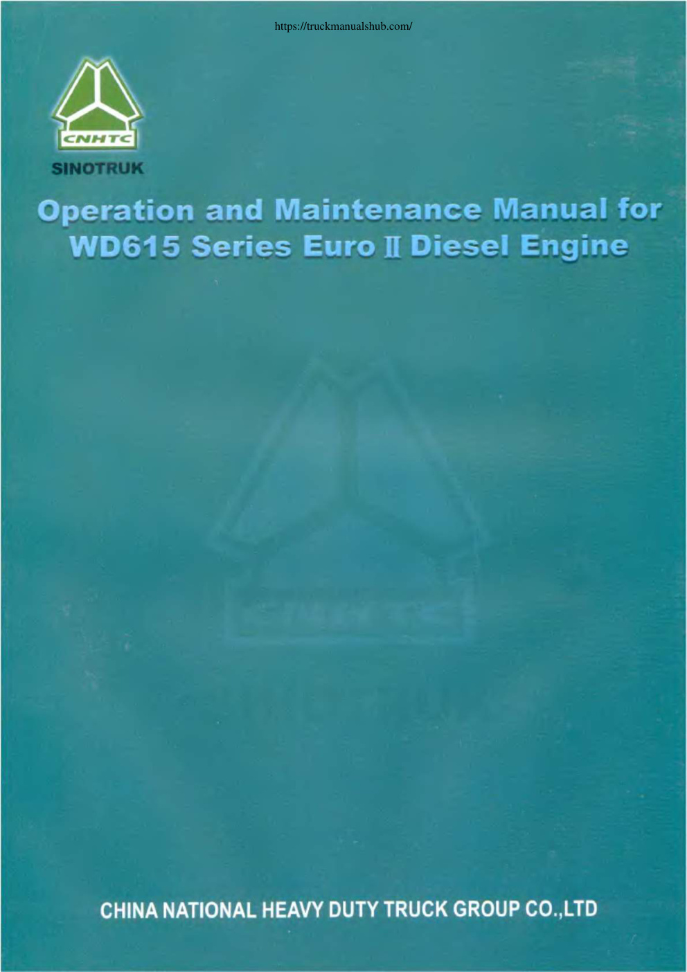 Première page de Operation and Maintenance Manual for