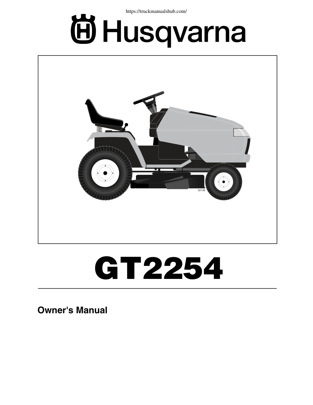 Première page de OM, GT 2254, 96025000201, 2005-06, Ride Mower