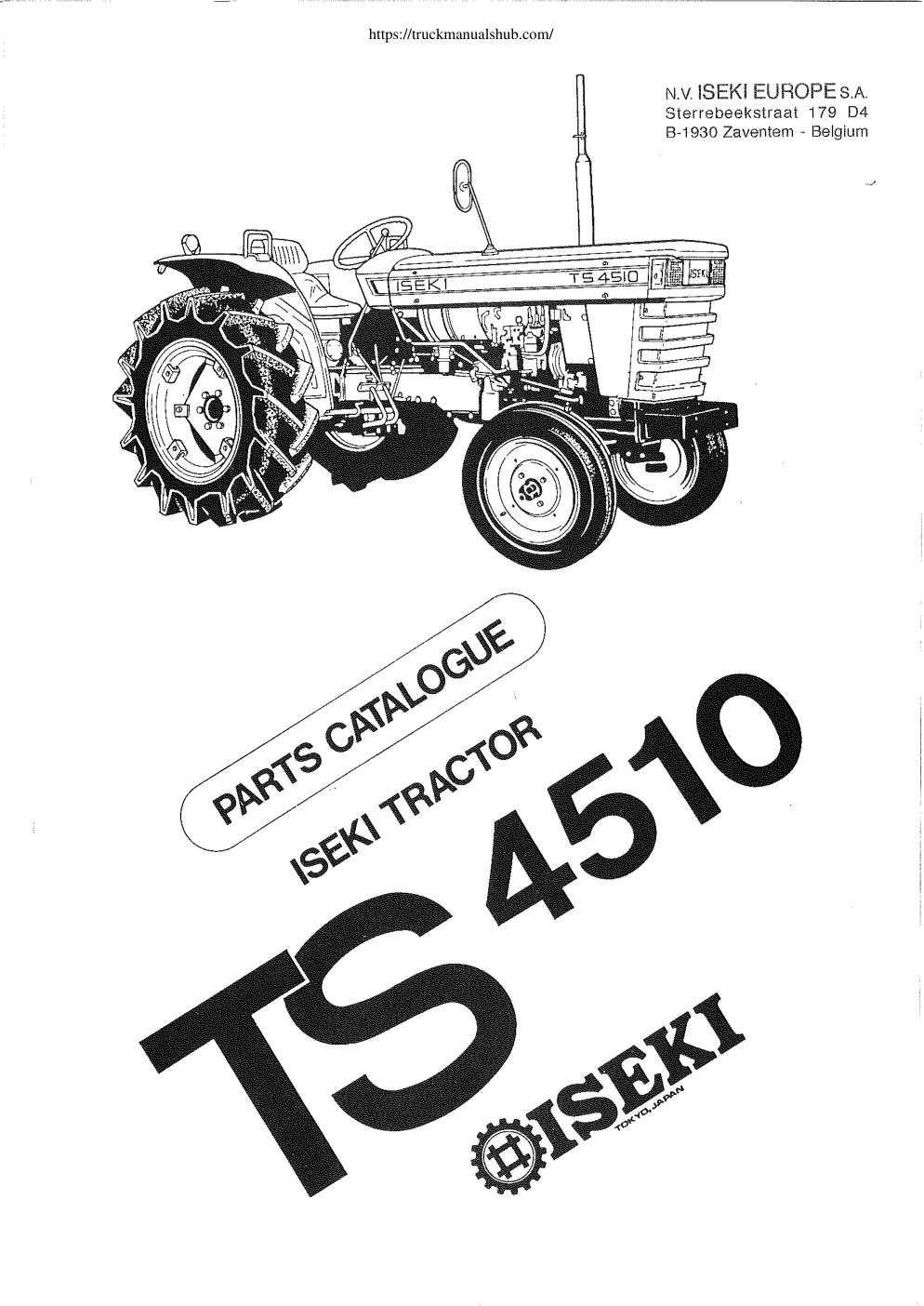 Première page de NV. ISEKI EUROPE 8.4.