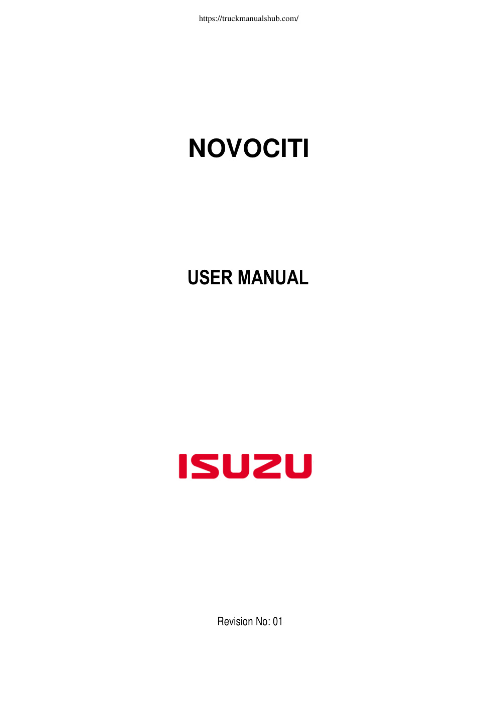 Première page de USER MANUAL