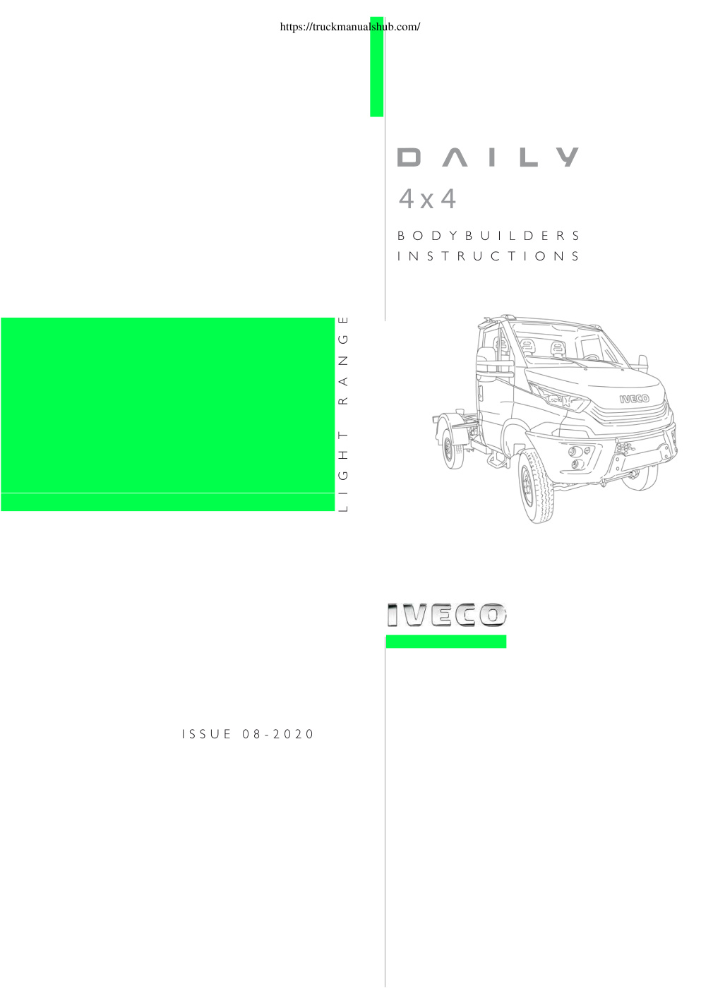 Première page de 692698999_Direttive_DAILY_4x4_3 Ed_08-2020_EN
